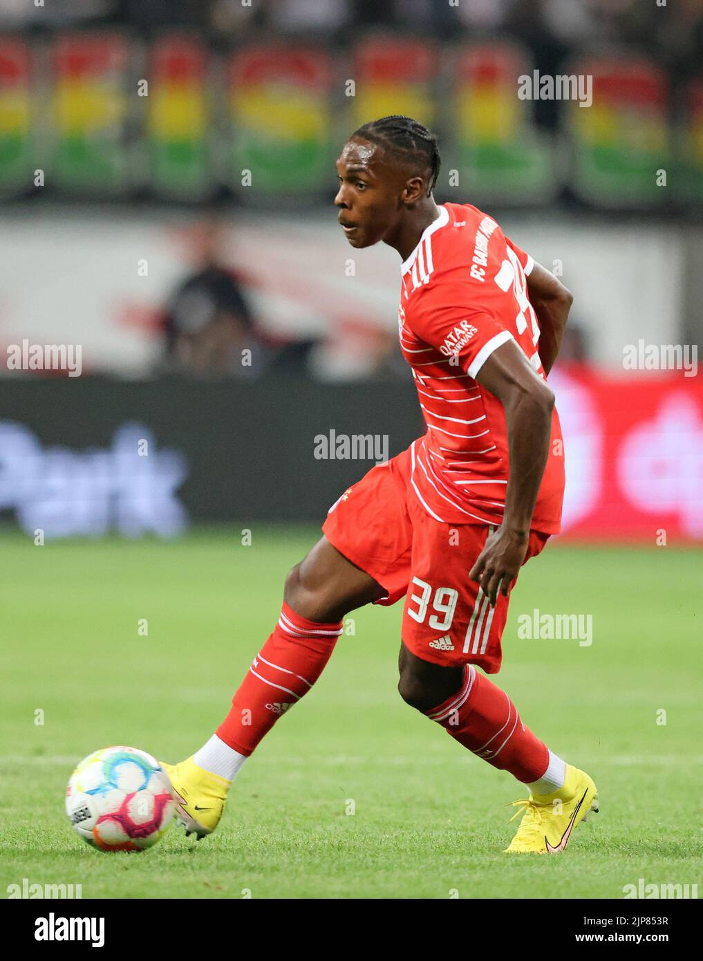 Mathys Tel Of FC Bayern Muenchen Fussball 1 . Bundesliga Saison 2022 / 2023 Eintracht Frankfurt