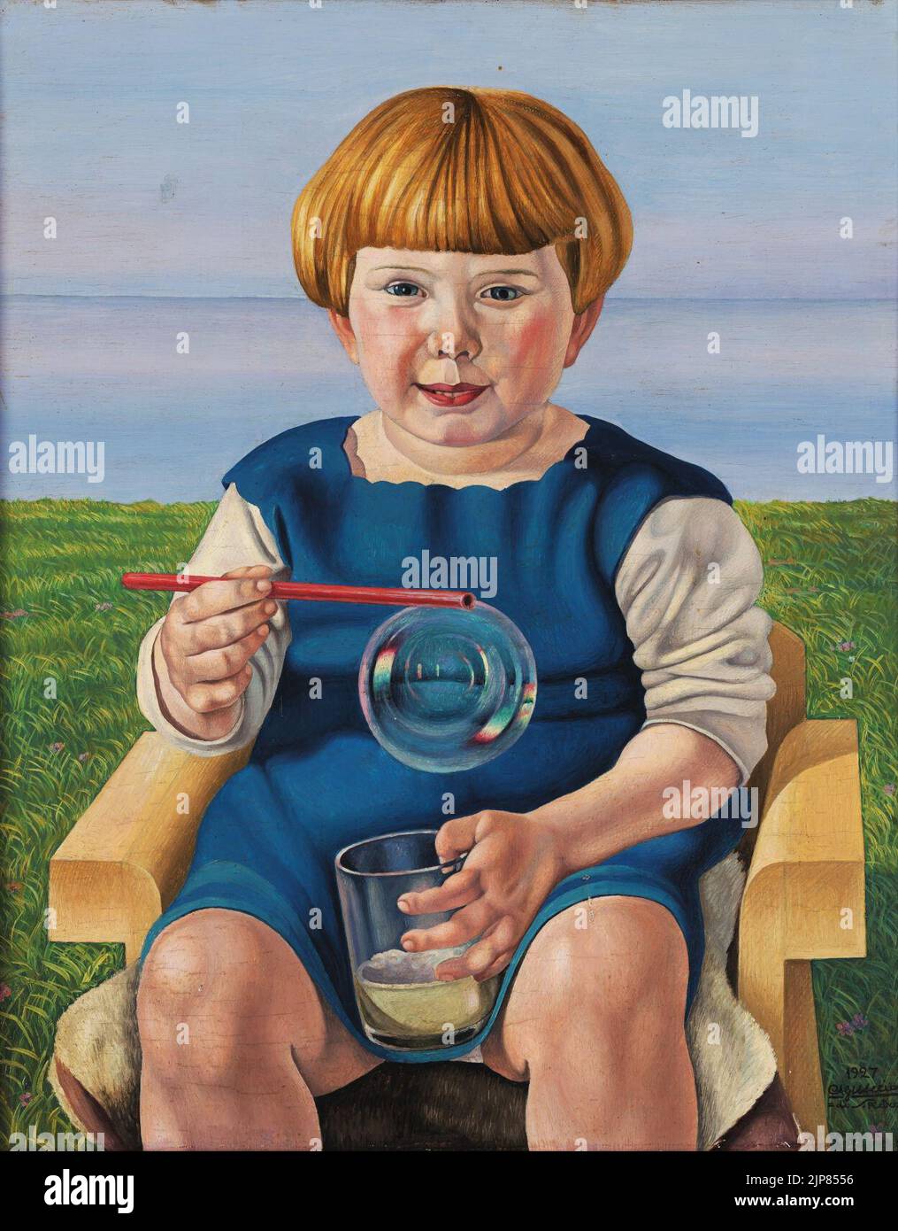 The Soap Bubble (1927 Stock Photo Alamy