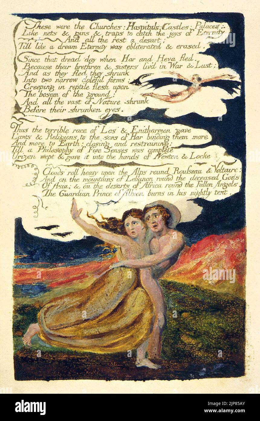 The Song of Los copy A 1795 object 4 Stock Photo