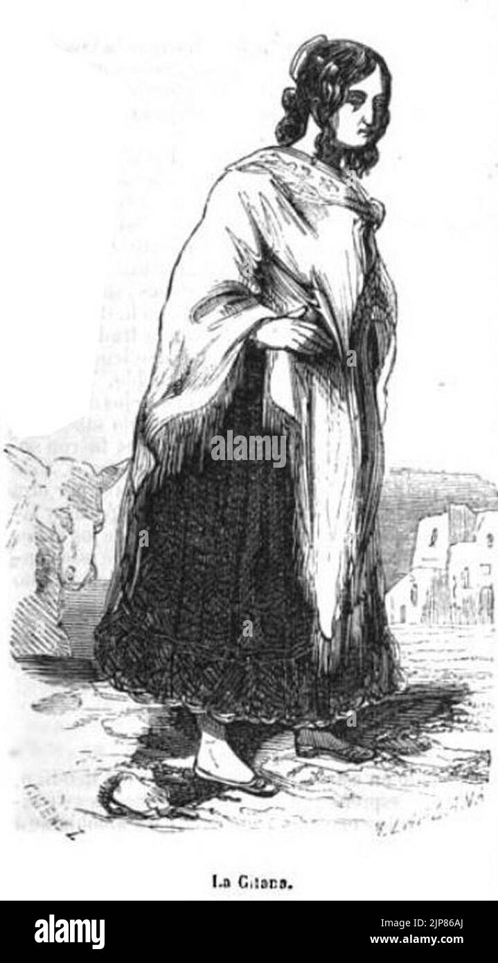 The Spaniards 121La Gitana Stock Photo Alamy