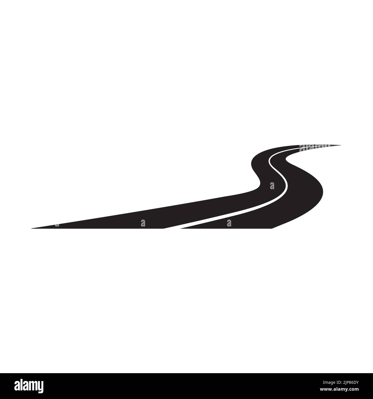 Curvy Road Graphic