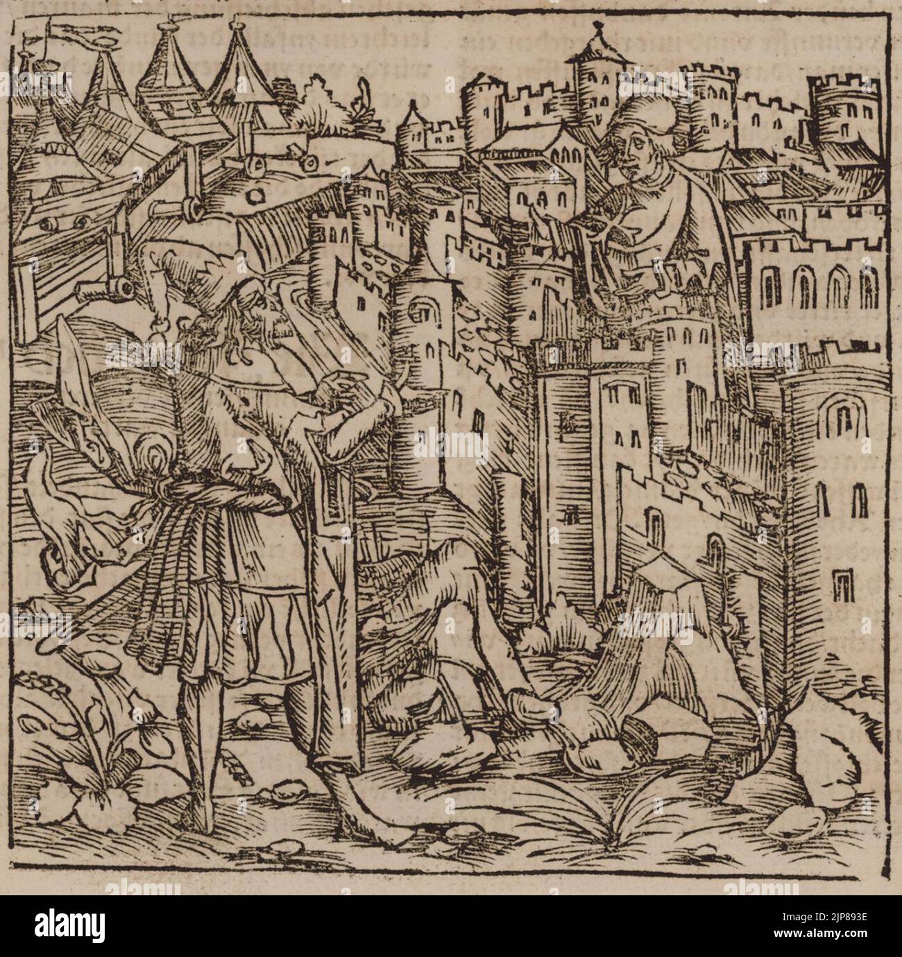 The Sultan conversing with the Grand Master of Rhodes - Johannes ...