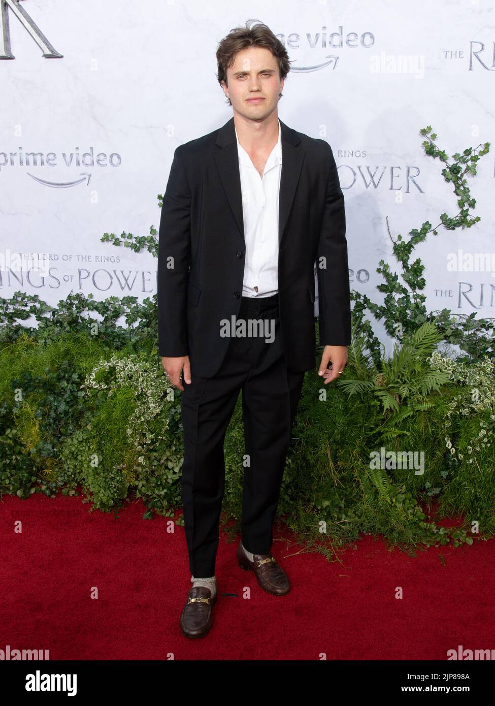 15 August 2022 - Los Angeles, California - George Sear. Los Angeles Premiere of Amazon Prime Video's ''The Lord Of The Rings: The Rings Of Power' (Credit Image: © Billy Bennight/AdMedia via ZUMA Press Wire) Stock Photo