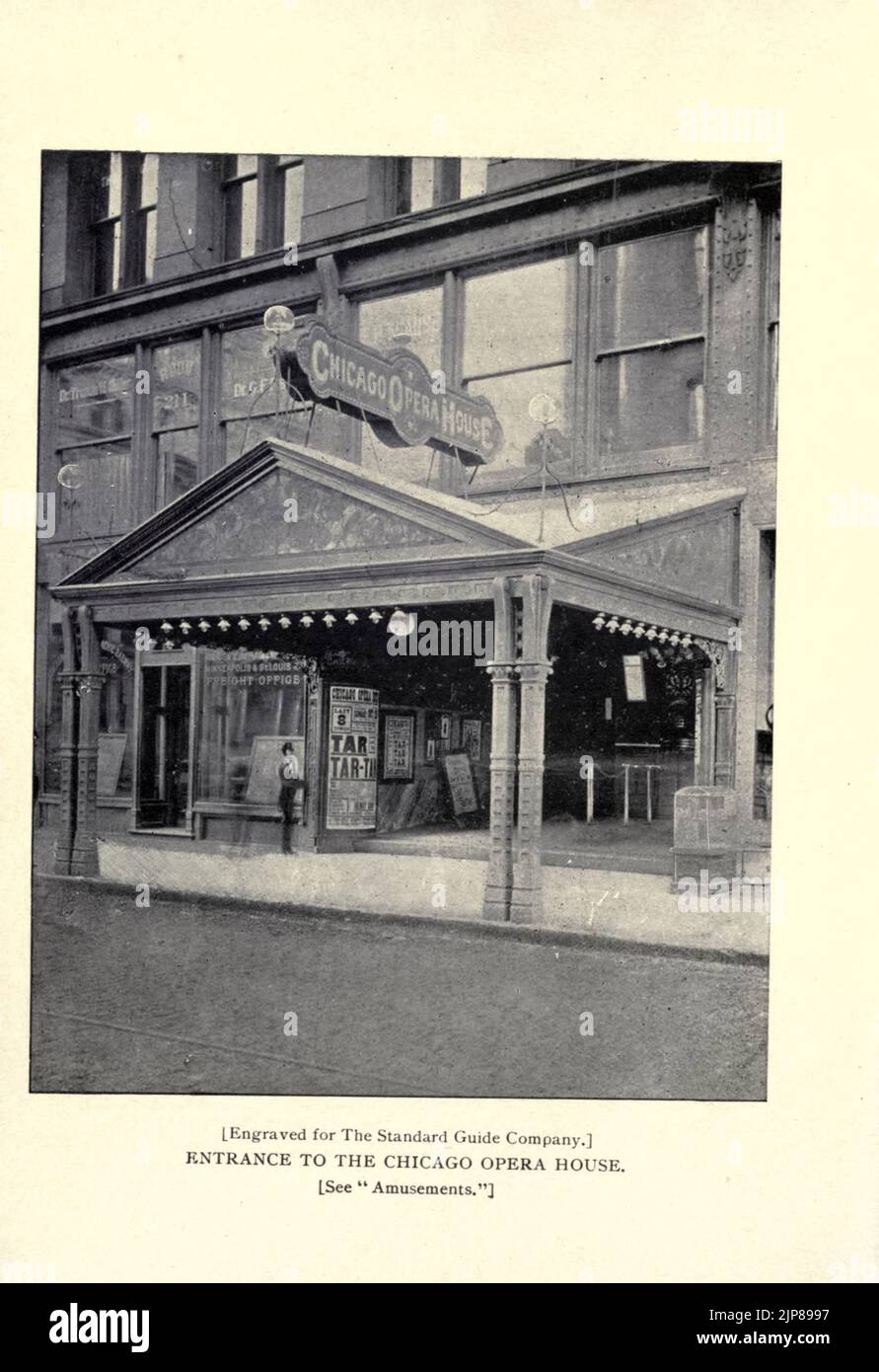 Entrance To The Chicago Opera House From The Book Chicago The entrance-to-the-chicago-opera-house-from-the-book-chicago-the