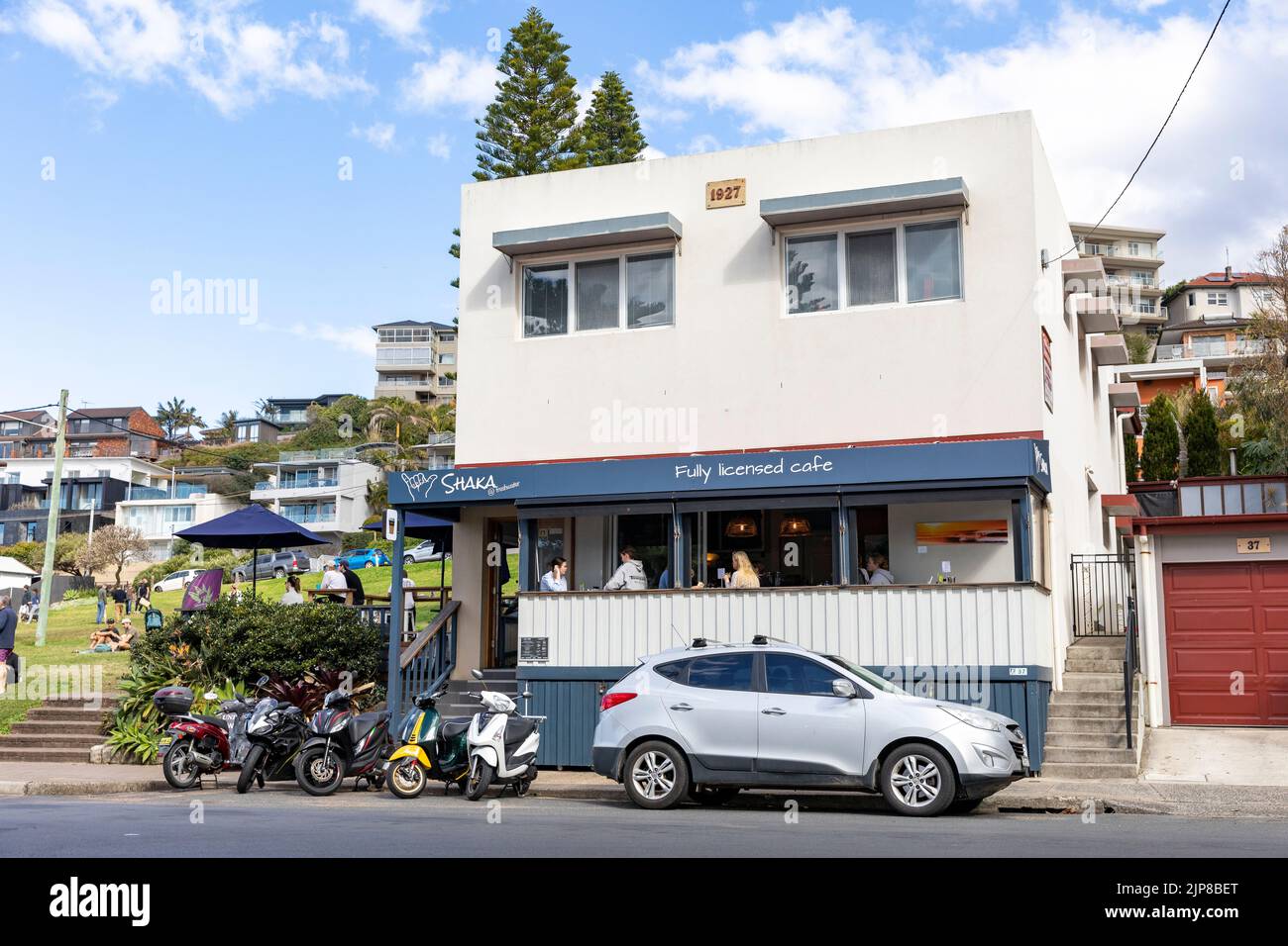 Freshwater village in Sydney, community cafe named Shaka licensed for alcohol, near Freshwater