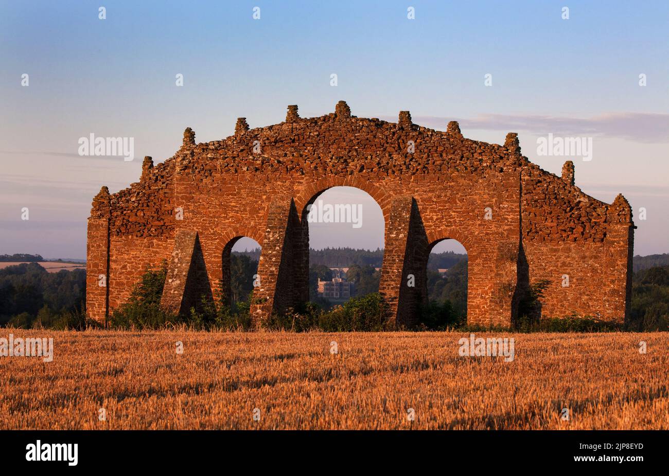 Rousham Folly ( Eye-catcher) at Steeple Aston , Oxfordshire Stock Photo