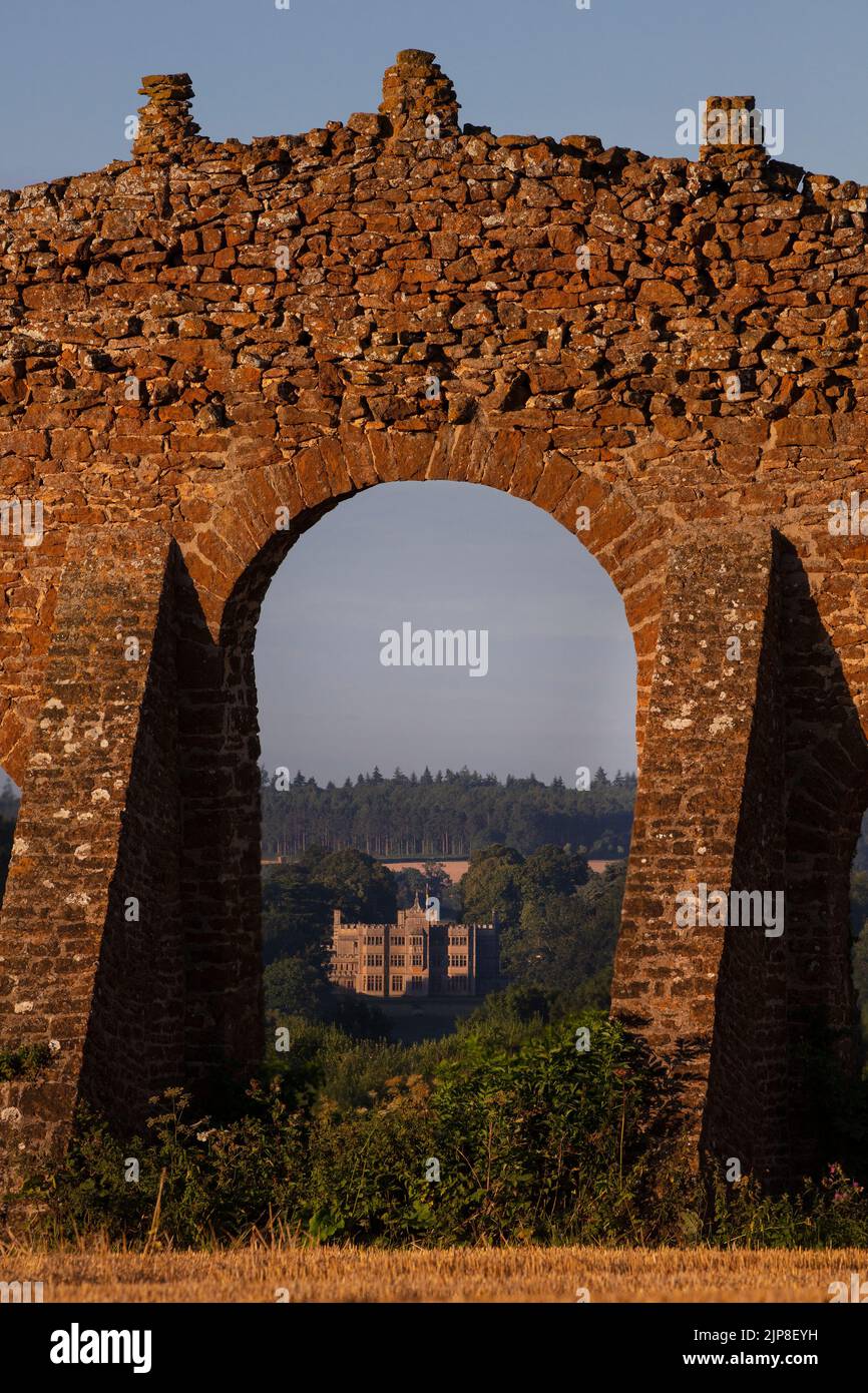 Rousham Folly ( Eye-catcher) at Steeple Aston , Oxfordshire Stock Photo