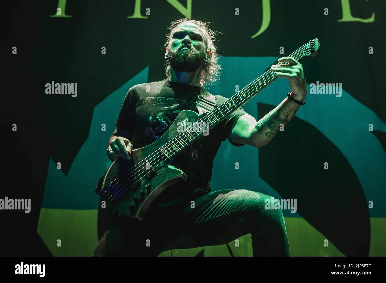 Malmoe, Sweden. 15th Aug, 2022. The Ukrainian heavy metal band Jinjer performs a live concert at Malmö Arena in Malmoe. (Photo Credit: Gonzales Photo/Alamy Live News Stock Photo