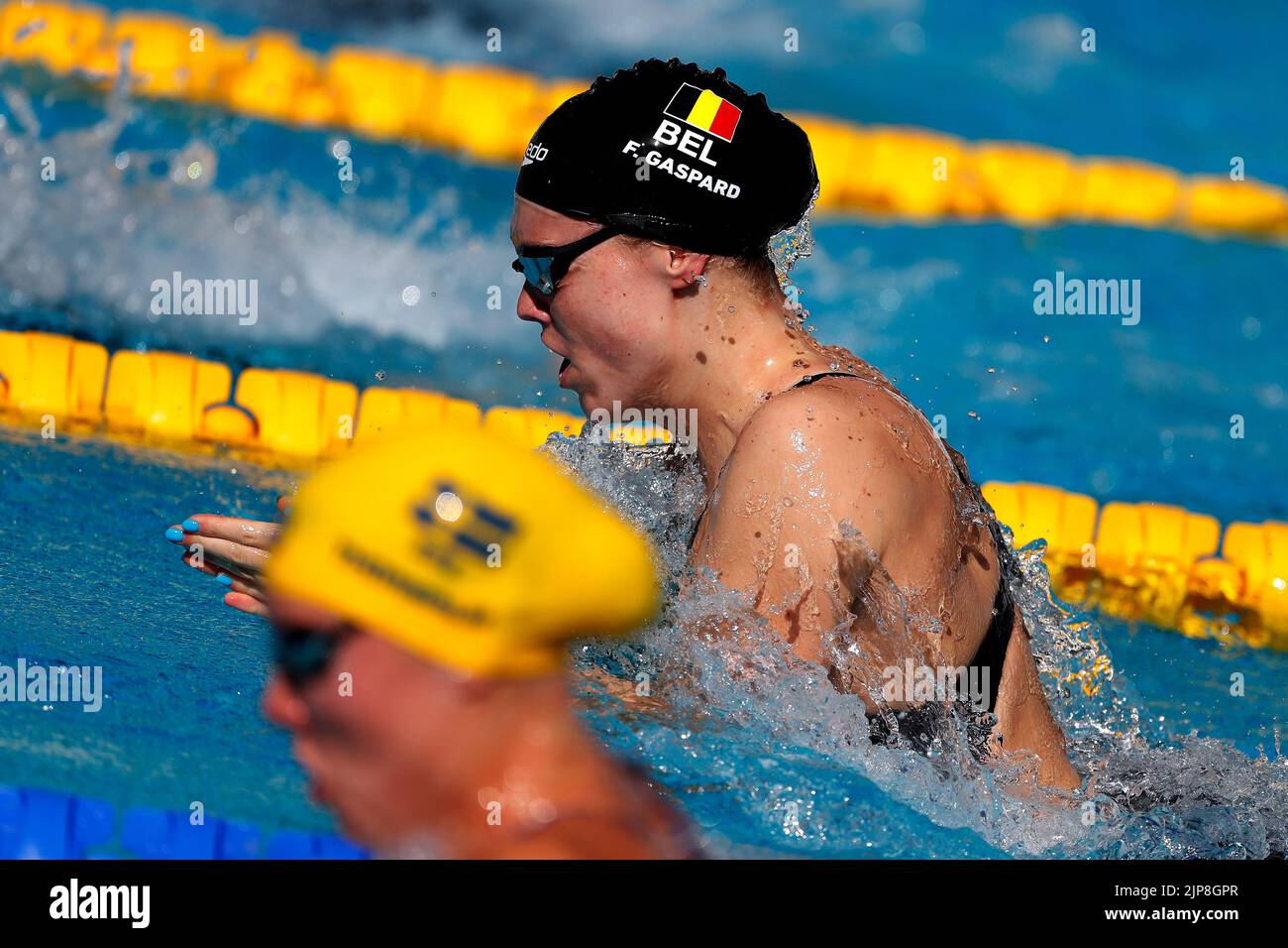 Rome, Italy, 16 August 2022. Belgian Florine Gaspard pictured in action