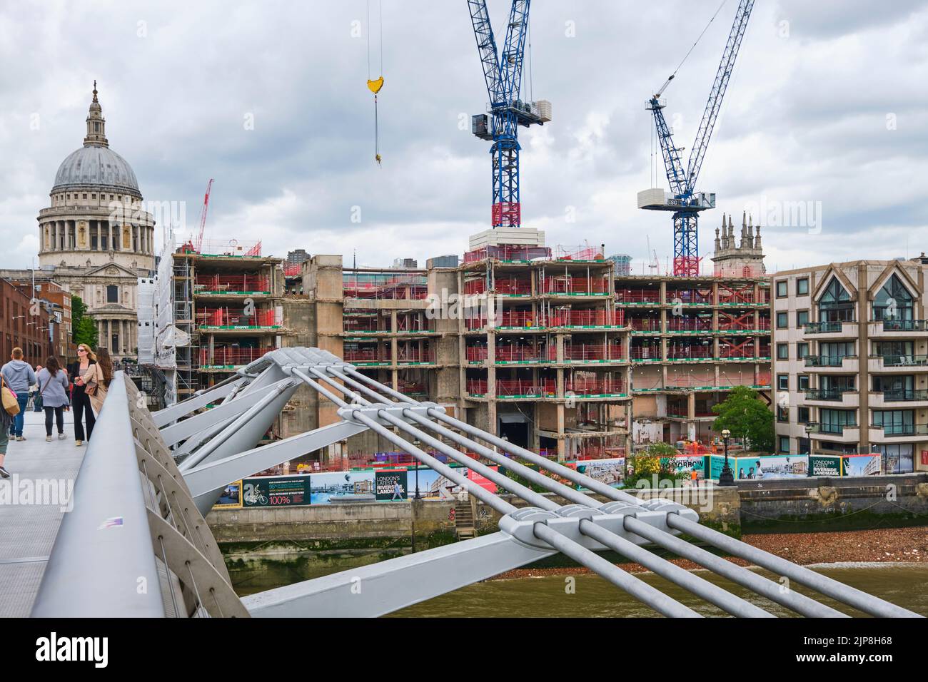 Construction, redevelopment of mixed use, luxury apartments for housing