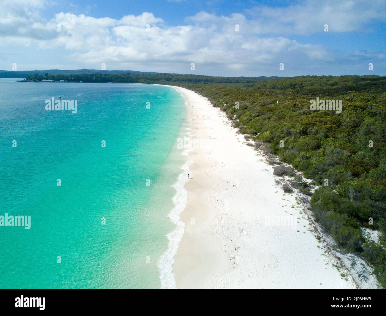 Hyams beach Australia, known for its white sandybeaches Stock Photo