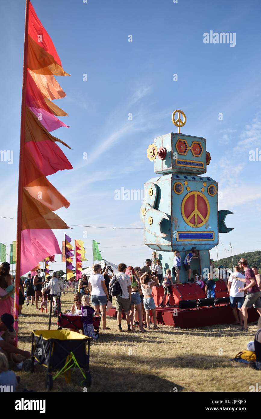 Camp Bestival, Lulworth Castle and Estate, Dorset July 28 - 31 2022 Stock Photo