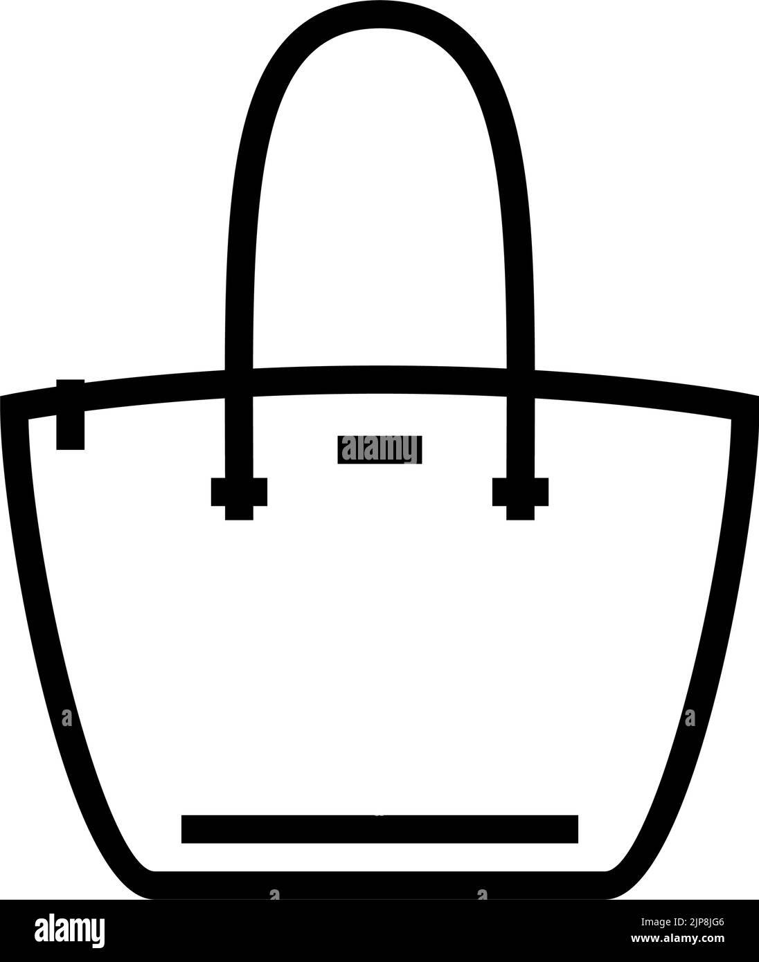 female bag woman line icon vector illustration Stock Vector Image & Art ...