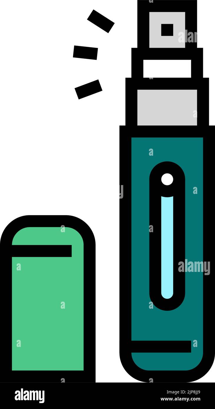 atomizer perfume color icon vector illustration Stock Vector Image ...