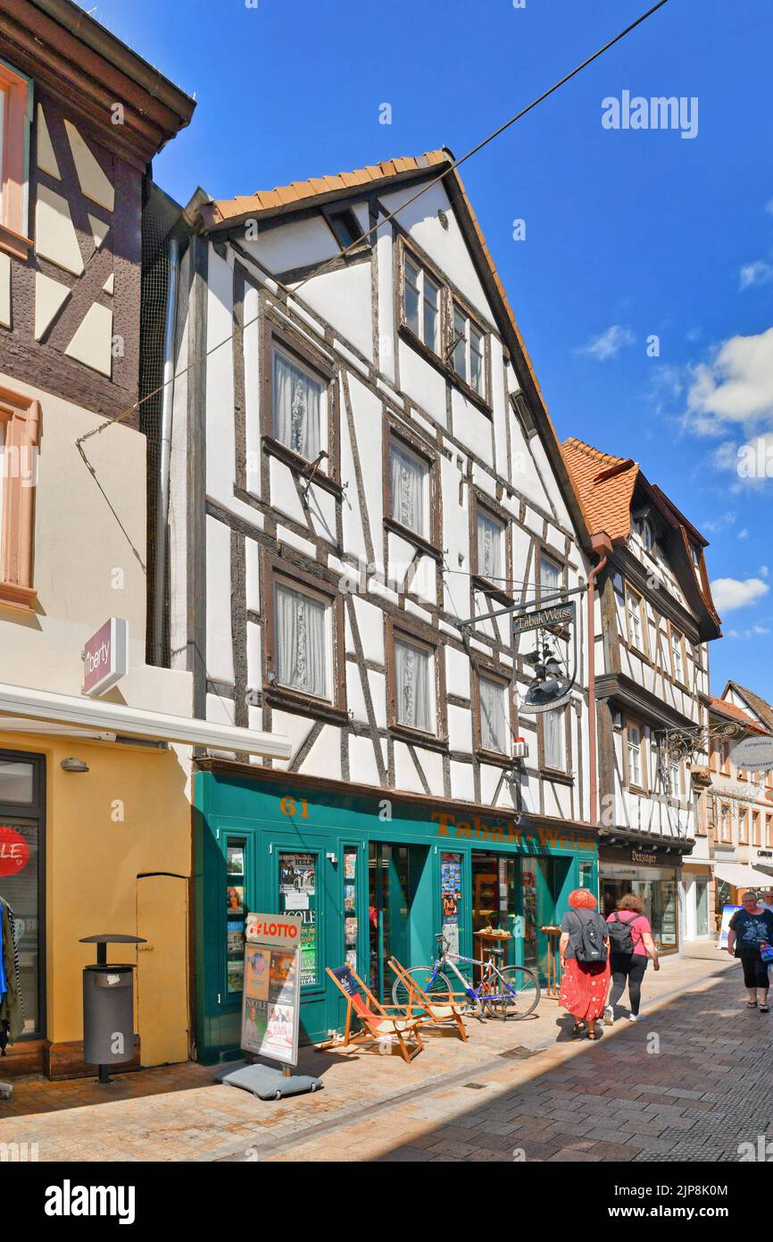 Neustadt an der Weinstrasse, Germany August 2022 Old timberframed