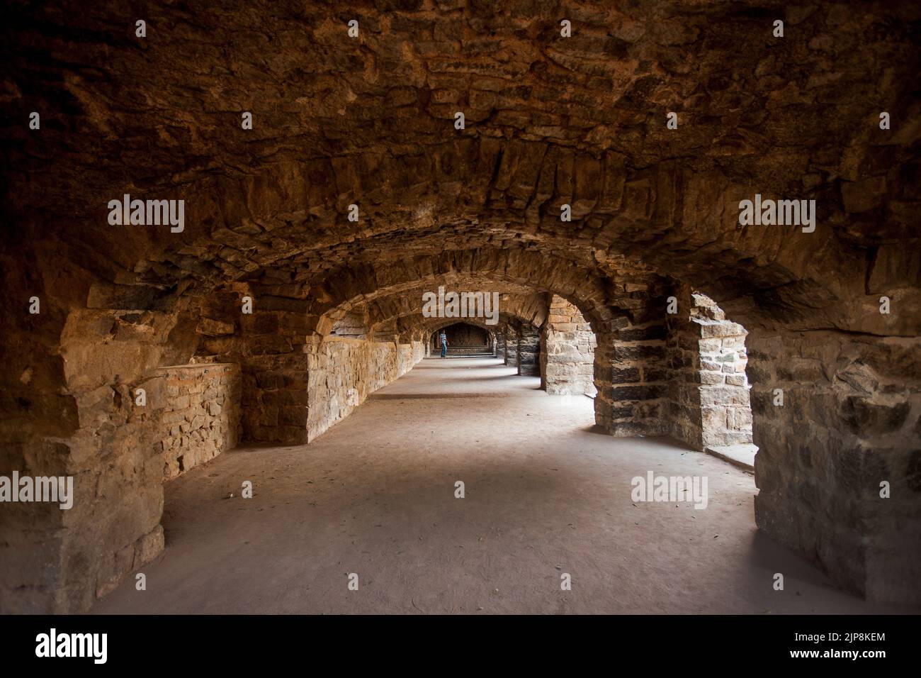 Golconda Fort interior, Golkonda fort, Gol konda, Golla konda, Hyderabad, Andhra Pradesh, Telengana, India Stock Photo