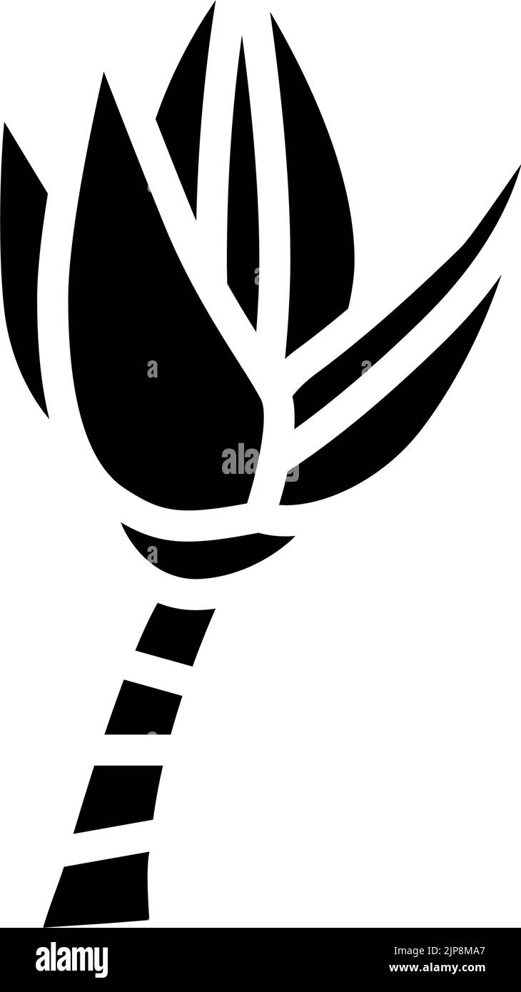 flower banana glyph icon vector illustration Stock Vector Image & Art ...