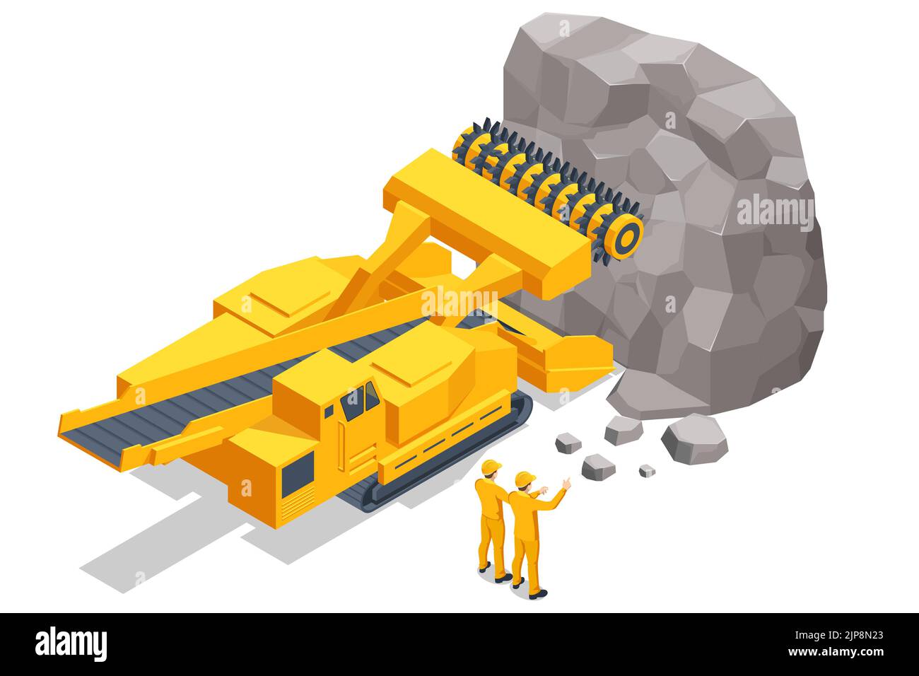 Isometric tunneling drilling rigs, selfpropelled drilling rigs. Bucket