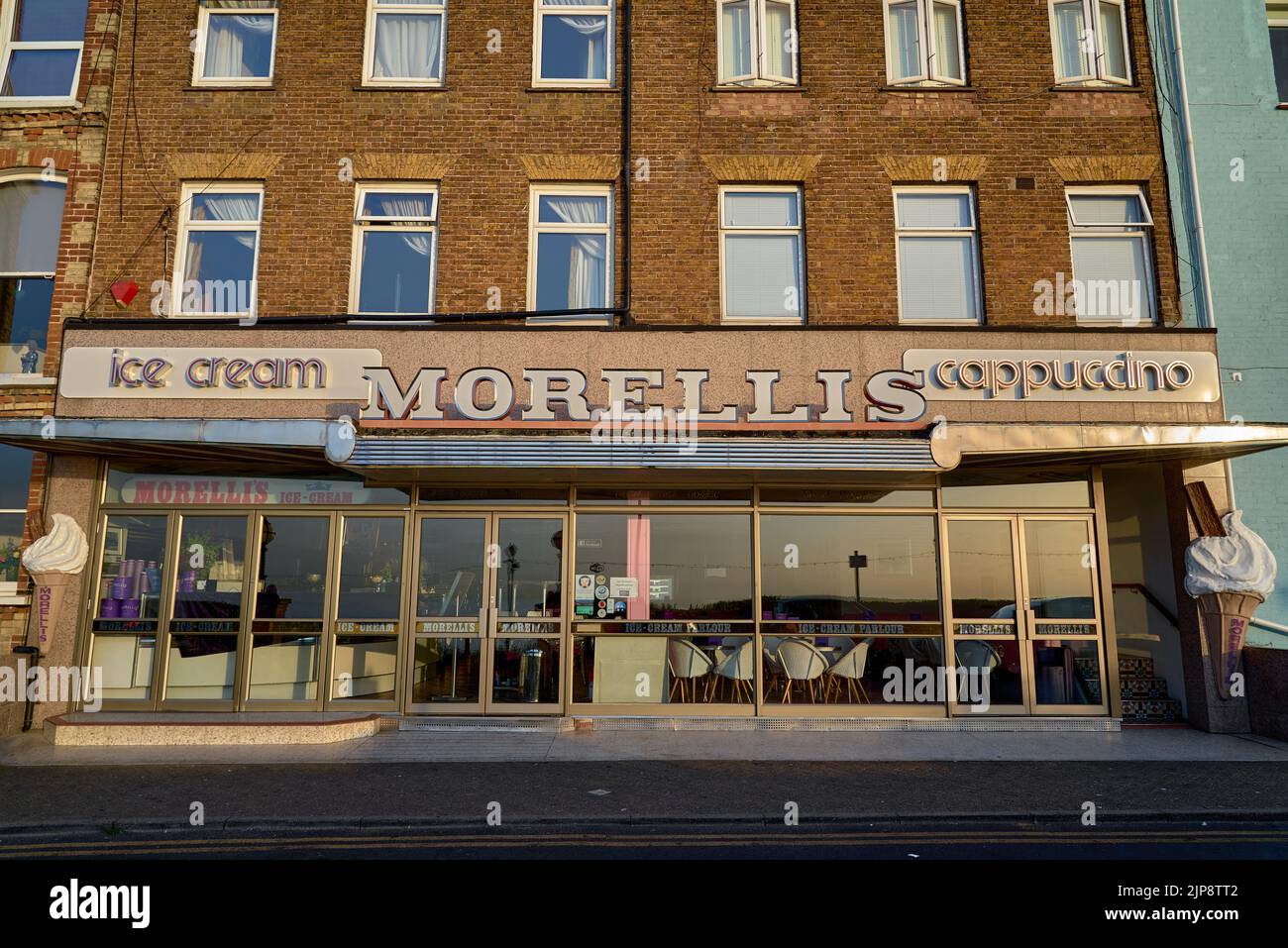 The Morelli's Ice Cream and Gelato Shop in Broadstairs, Kent