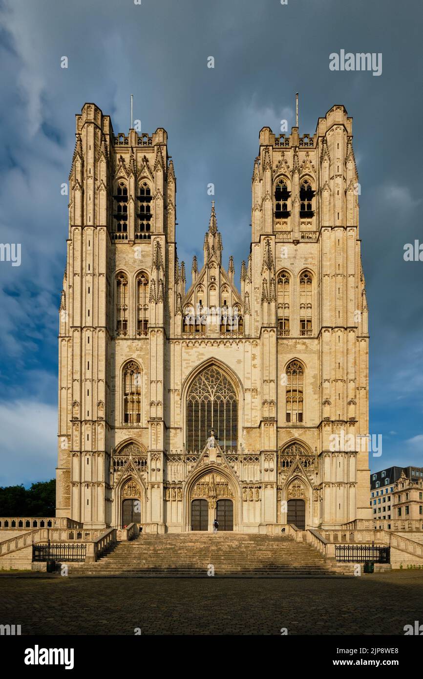Wunderschne Kathedrale St Michael Und St Gudula Ebenbild
