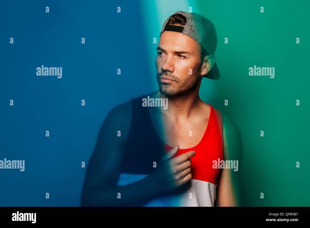 Macho Color Macho men hi-res stock photography and images - Alamy