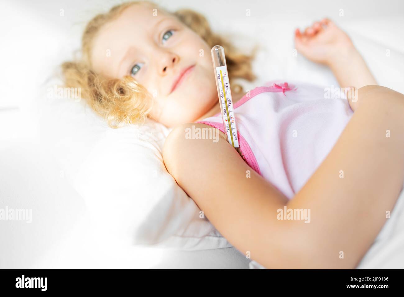 The Child Has A High Temperature Stock Photo Alamy the-child-has-a-high-temperature-stock-photo-alamy