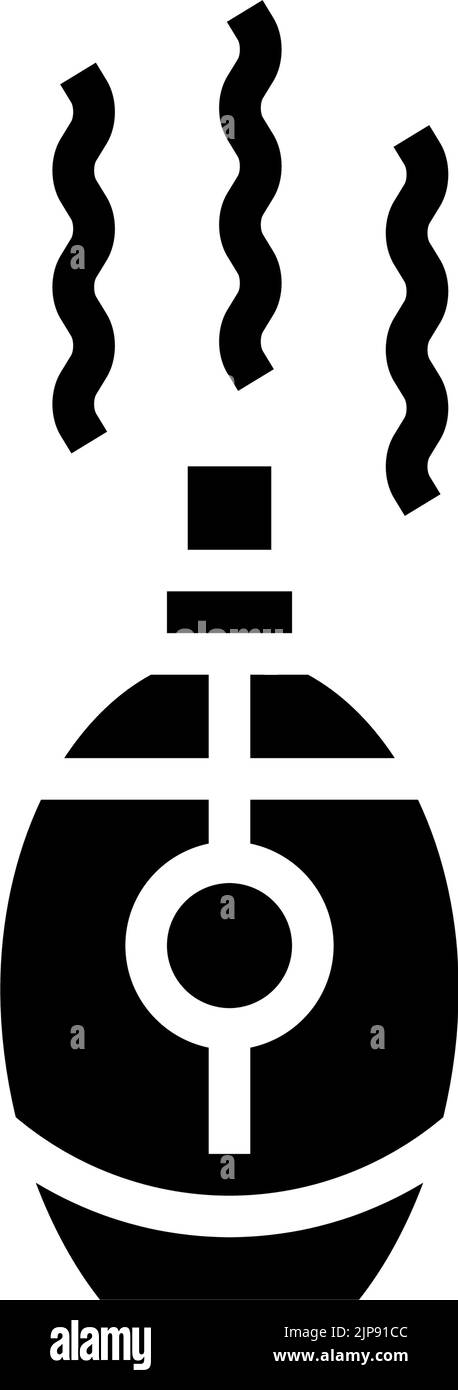 scent fragrance bottle perfume glyph icon vector illustration Stock ...