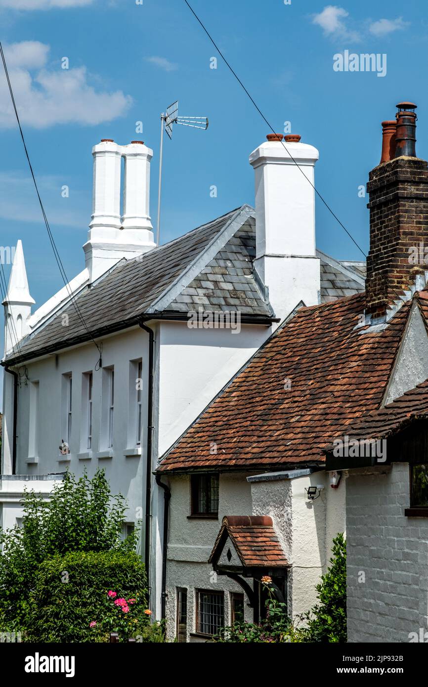 Dorking, Surrey Hills, London UK, August 14 2022, Traditional Town