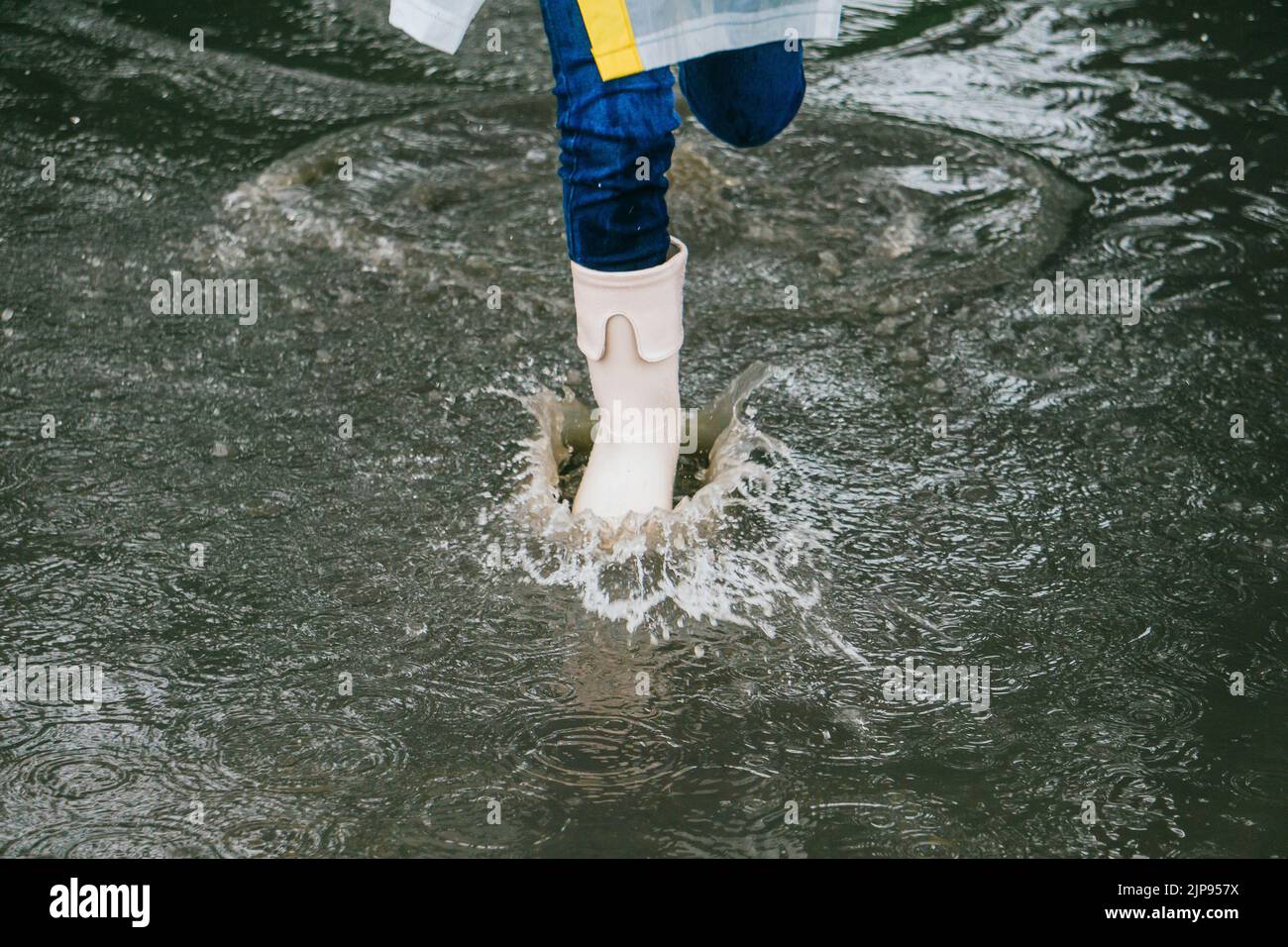 jump, puddle, galoshes, rain weather, jumper, jumping, jumps, puddles