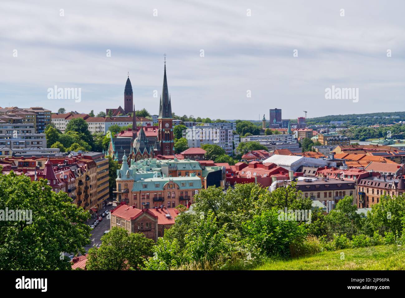Gothenburg “Göteborg' city panorama in Sweden in Europe Stock Photo