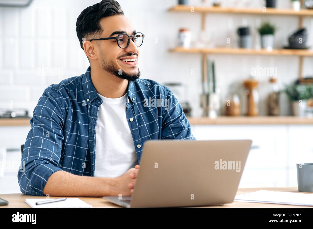 Indian male programmer sitting hi-res stock photography and images - Alamy