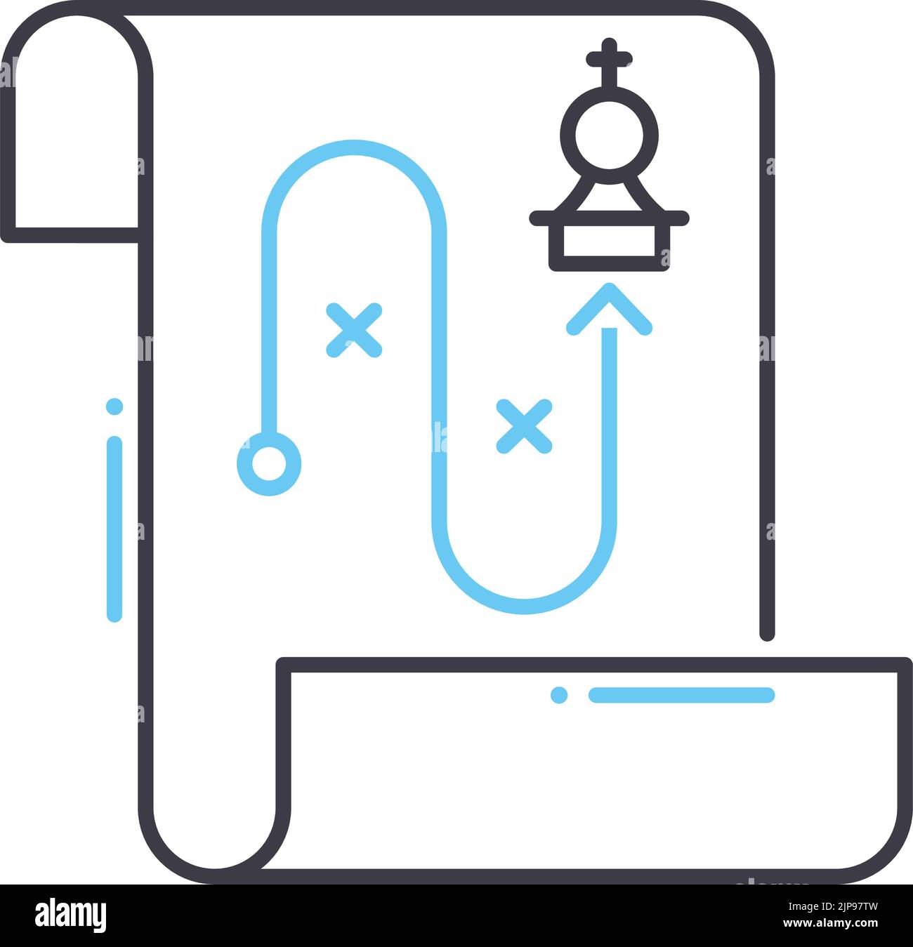 Achievement strategy icon symbol hi-res stock photography and images ...
