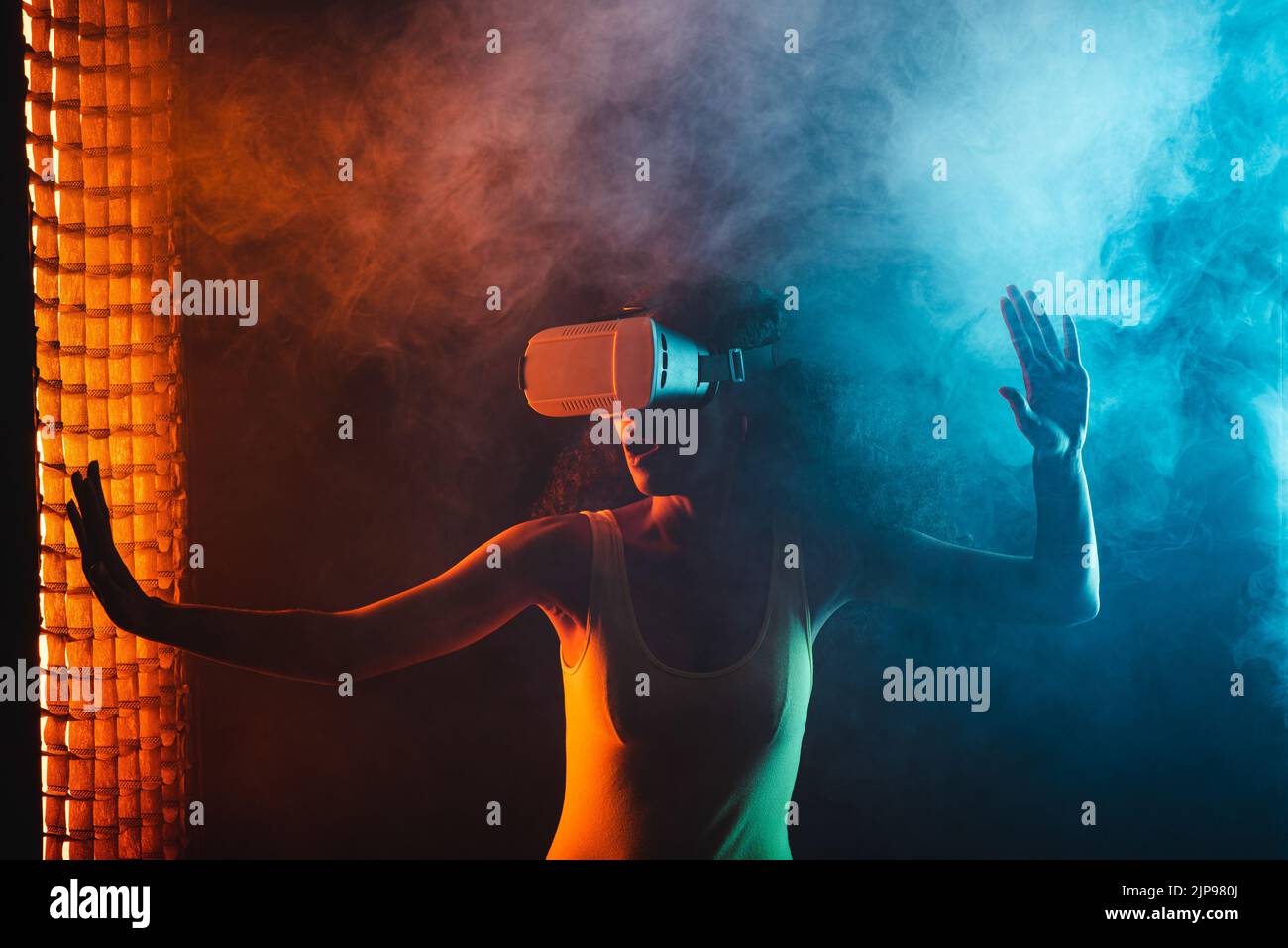 virtual reality, simulation, video eyewear , immersion, person of color