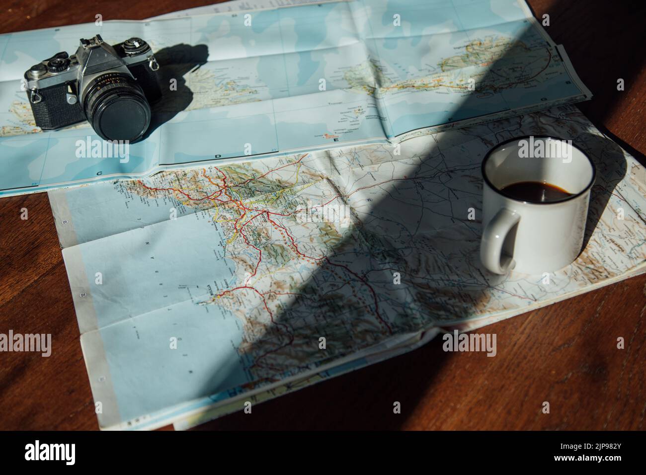 map, route, planning, travel, maps, routes, travels Stock Photo