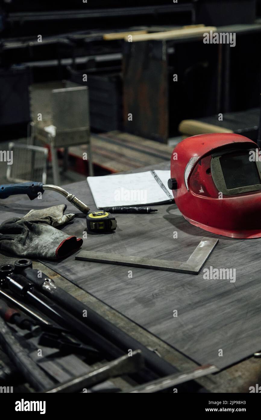metalwork, welding helmet, metalworking,