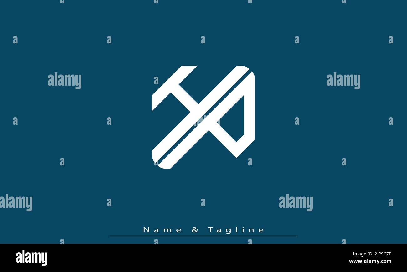 Alphabet letters Initials Monogram logo HP , PH Stock Vector