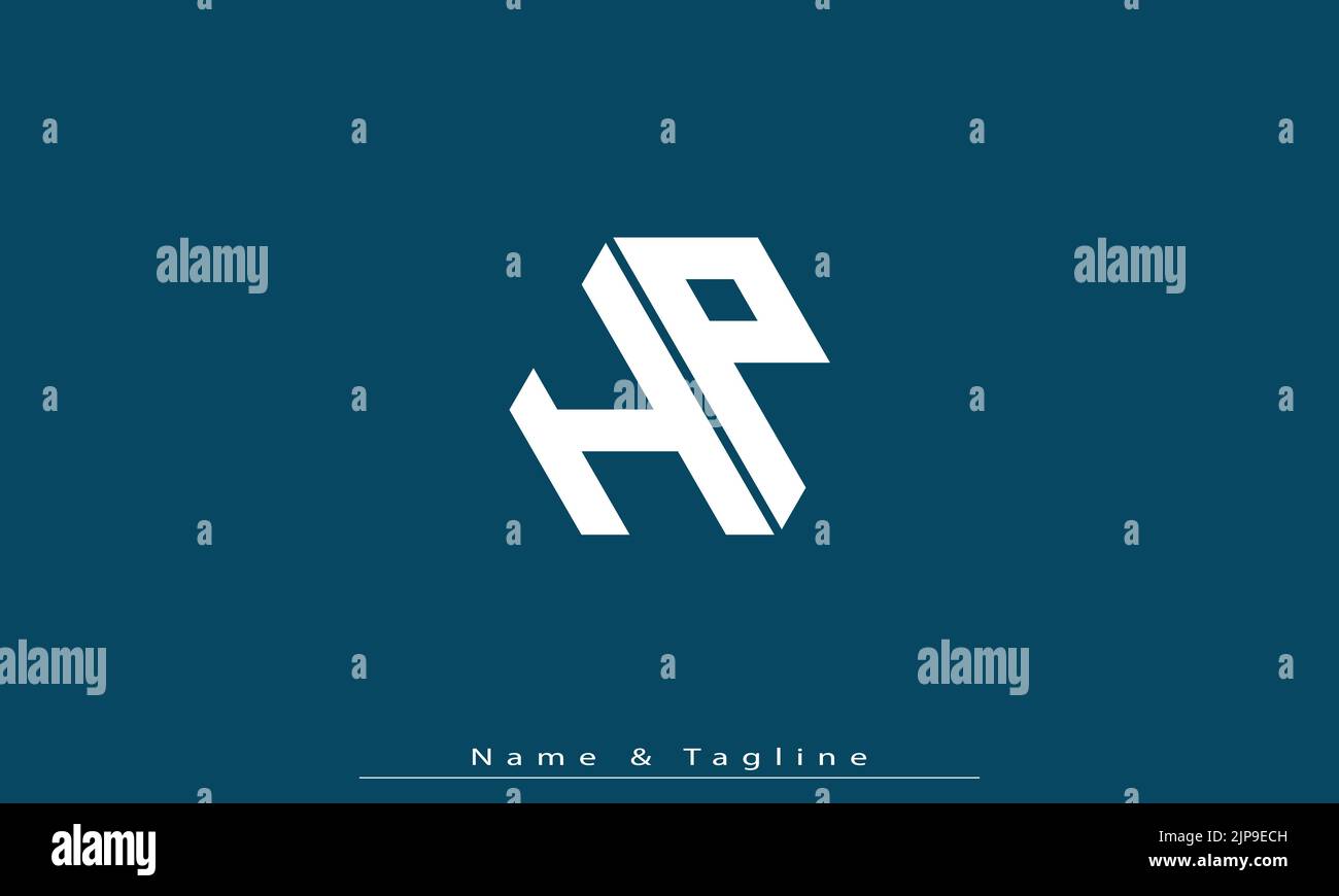 Alphabet letters Initials Monogram logo HP , PH Stock Vector Image ...