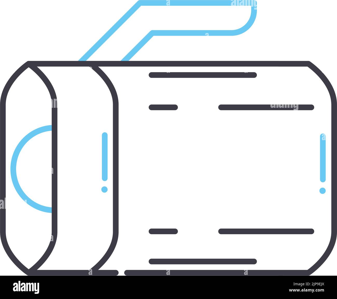 gas stove line icon, outline symbol, vector illustration, concept sign