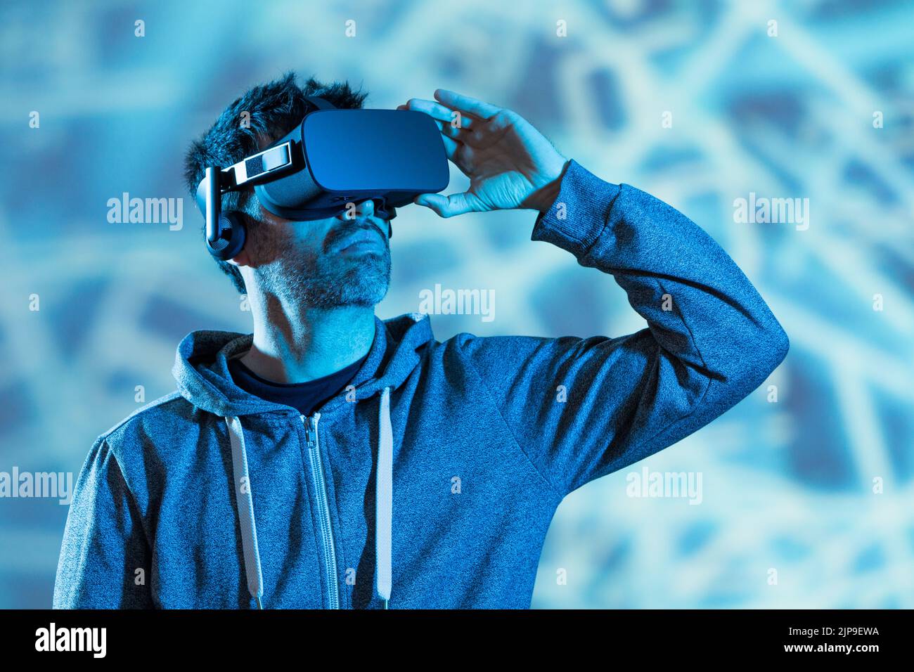 virtual reality, explore, simulation, vr, immersion, lichtprojektion