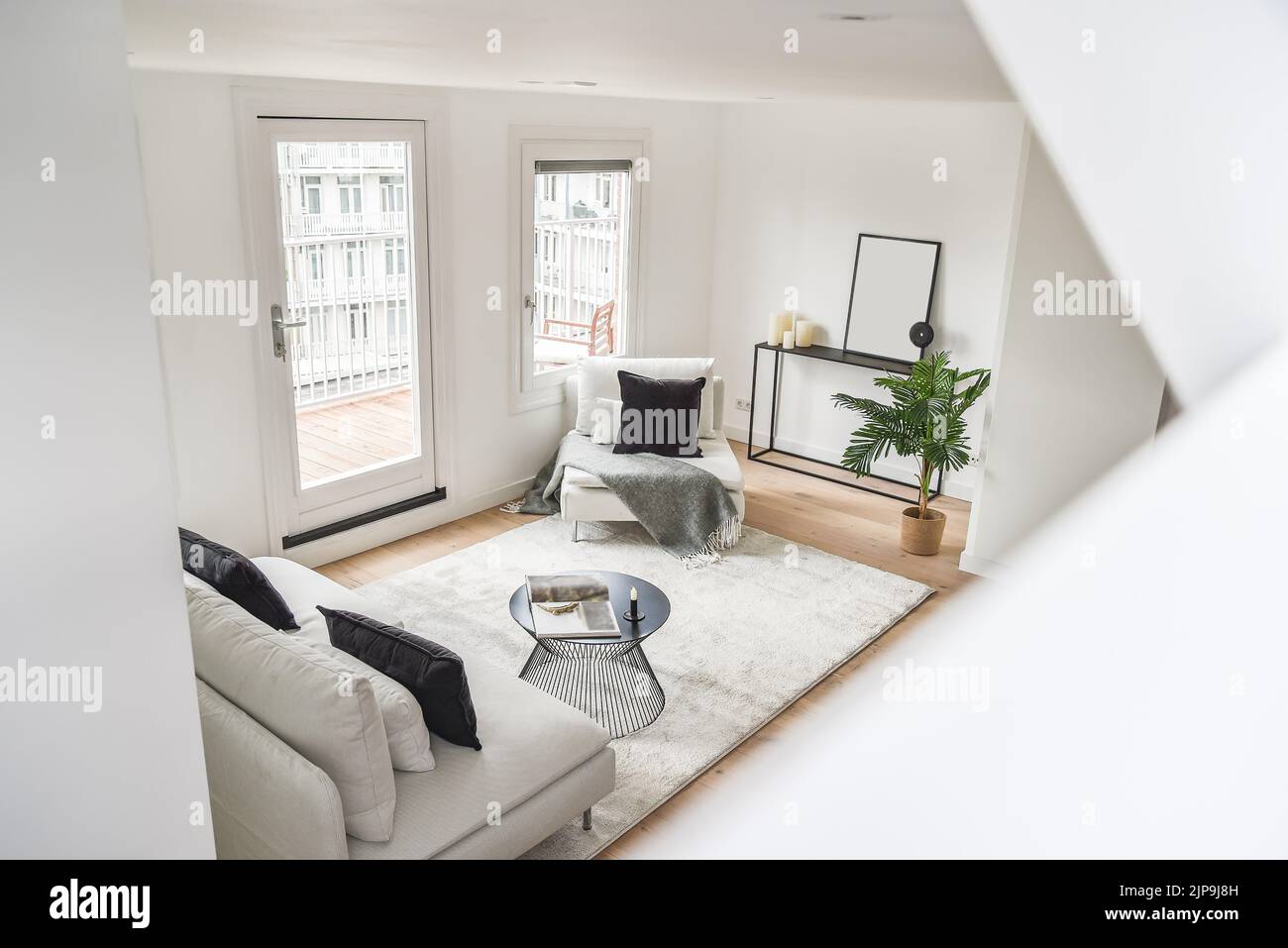 sofa, apartment, living room, couch, apartments, living rooms Stock ...