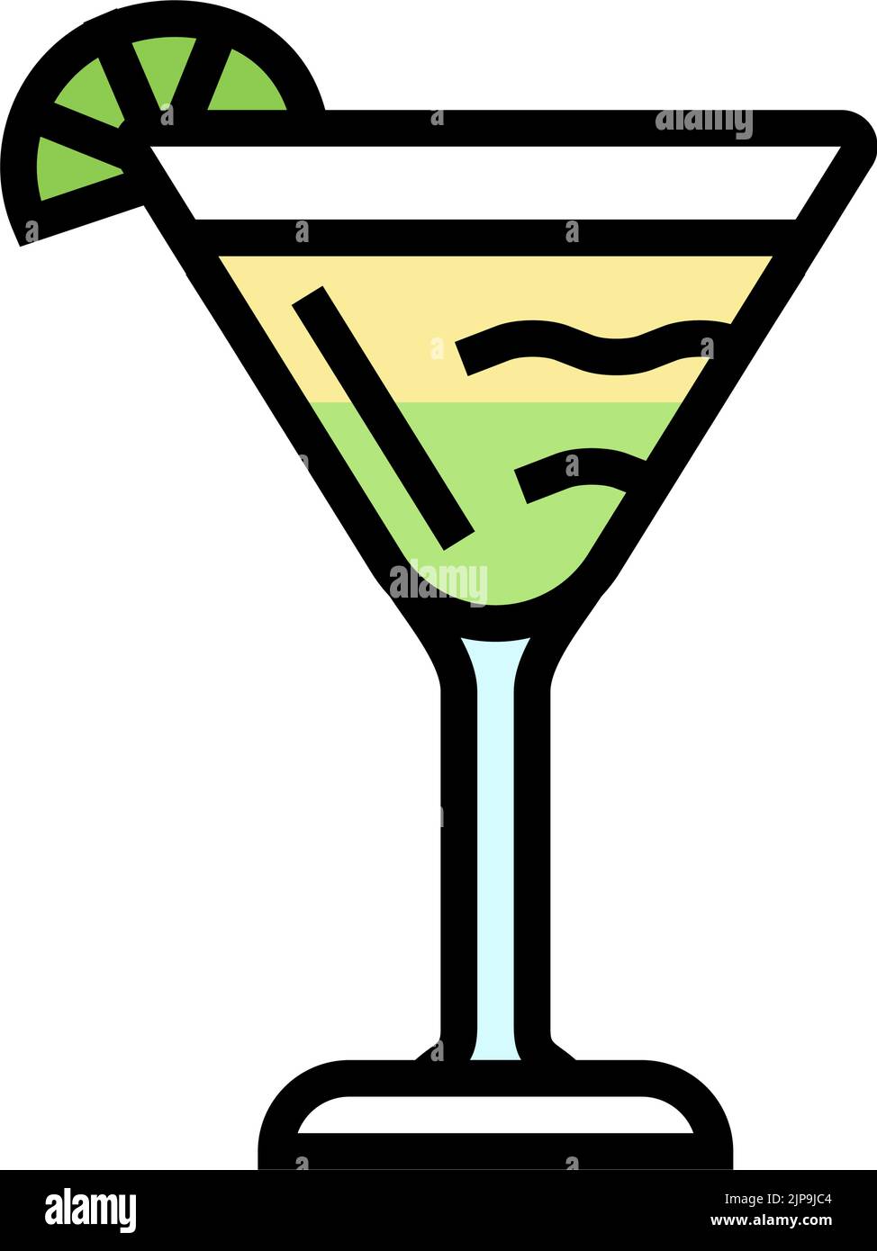 Green Martini Glass Clip Art