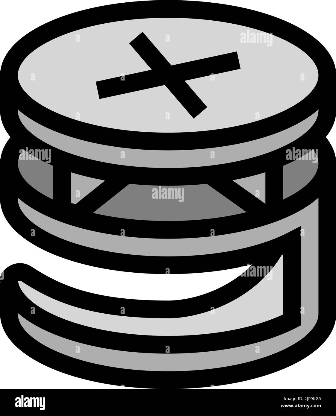 screw fast mounting assembly color icon vector illustration Stock ...