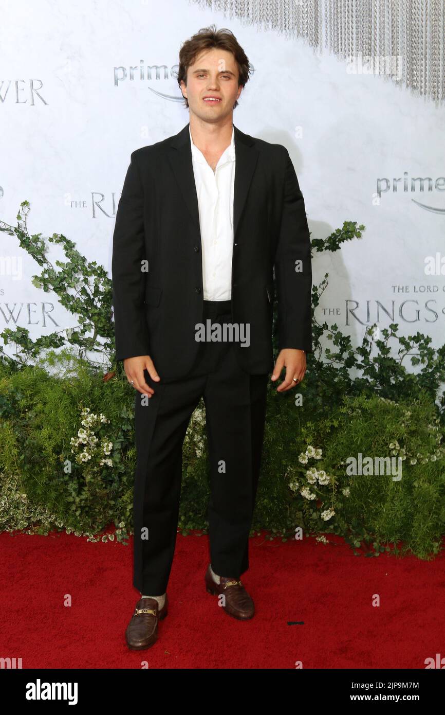 LOS ANGELES - AUG 15:  George Sear at the The Lord Of The Rings: The Rings Of Power Premiere Screening at Culver Studios on August 15, 2022 in Culver City, CA Stock Photo