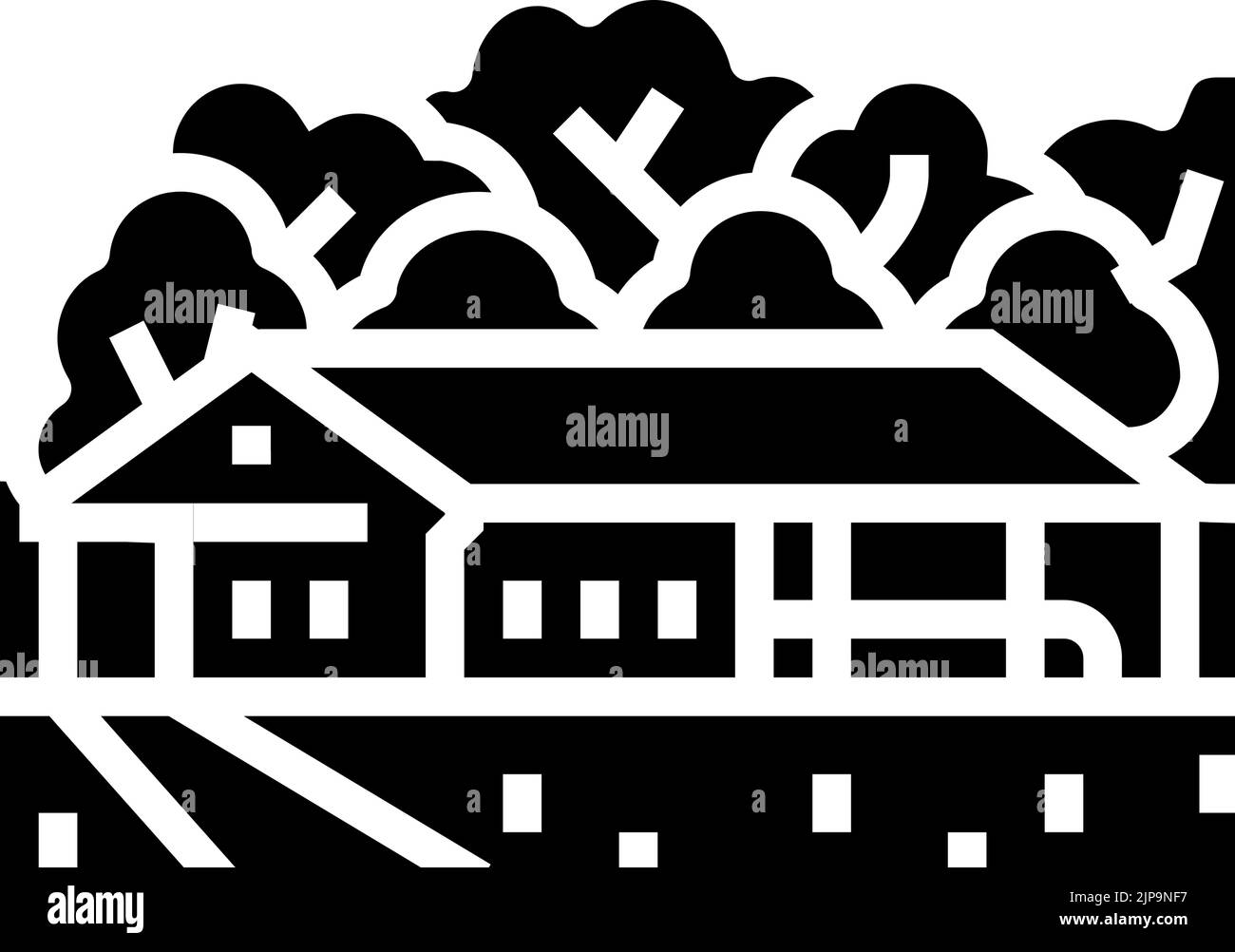 sawmill wood timber glyph icon vector illustration Stock Vector Image ...