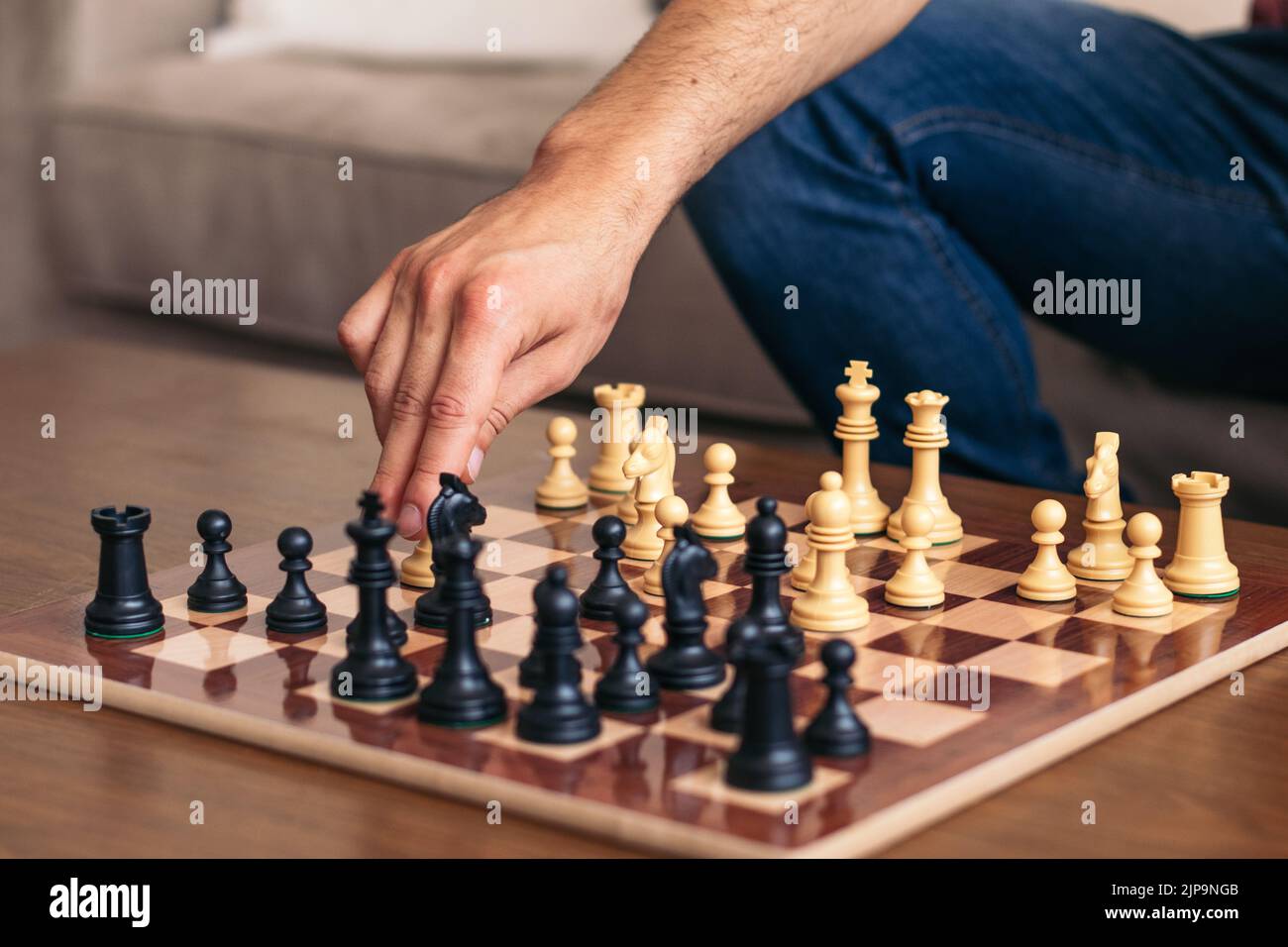 Strategic Moves, Chess Game Stock Photo - Image of chess, chessboard:  41812666