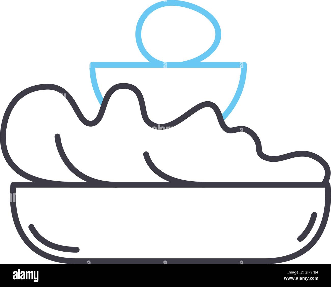 Canapes snack appetizer Stock Vector Images - Alamy
