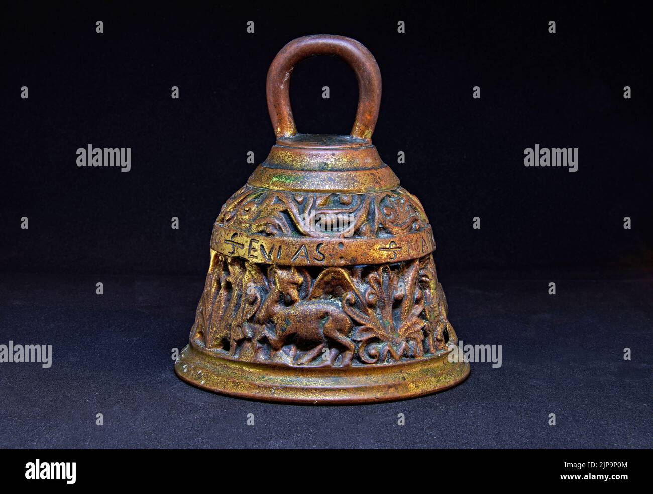 Old Brass Bell Stock Photo - Download Image Now - Bell, Large, Cut Out -  iStock