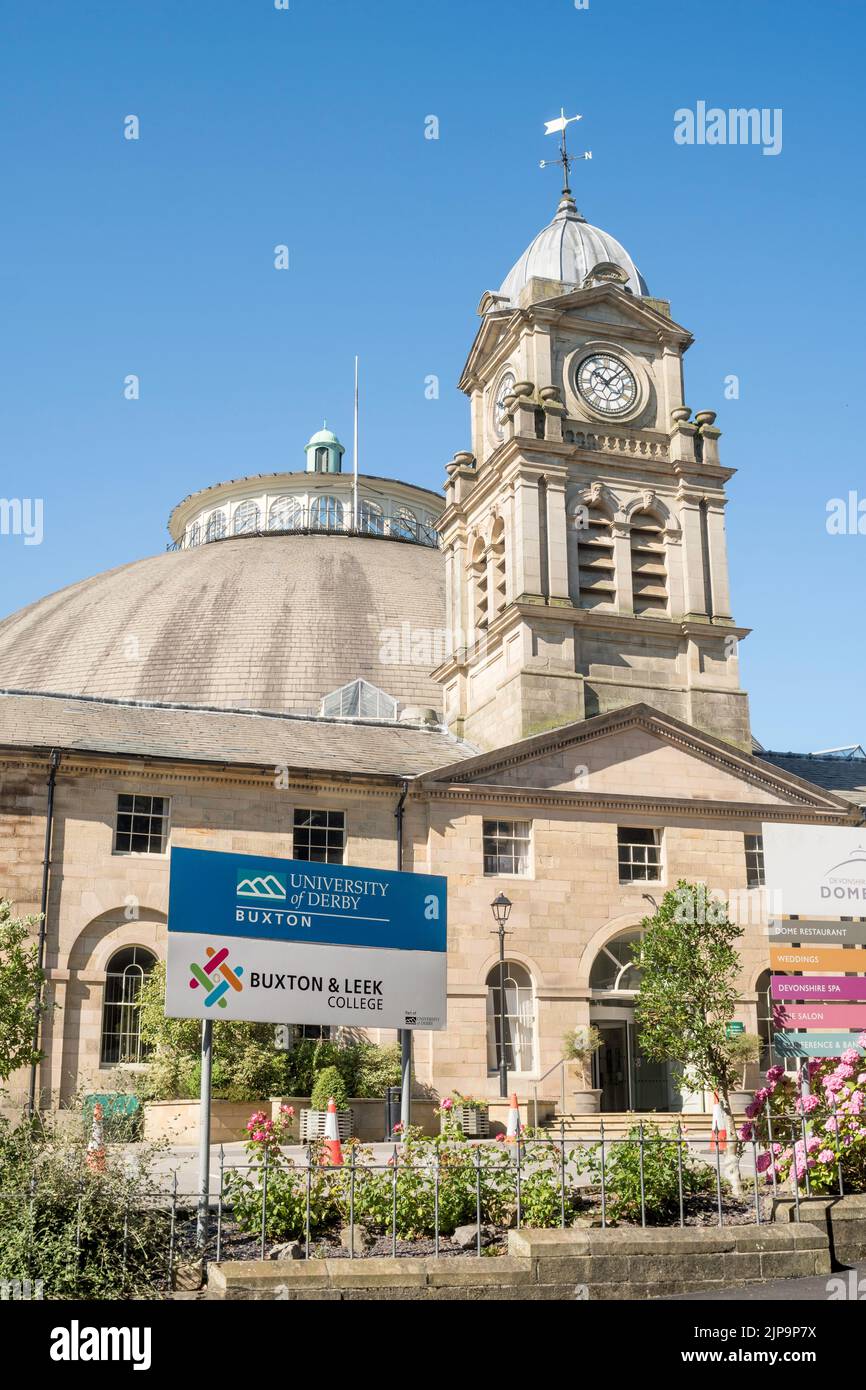 The Devonshire Dome, Buxton and Leek College, Derbyshire, England, UK Stock Photo