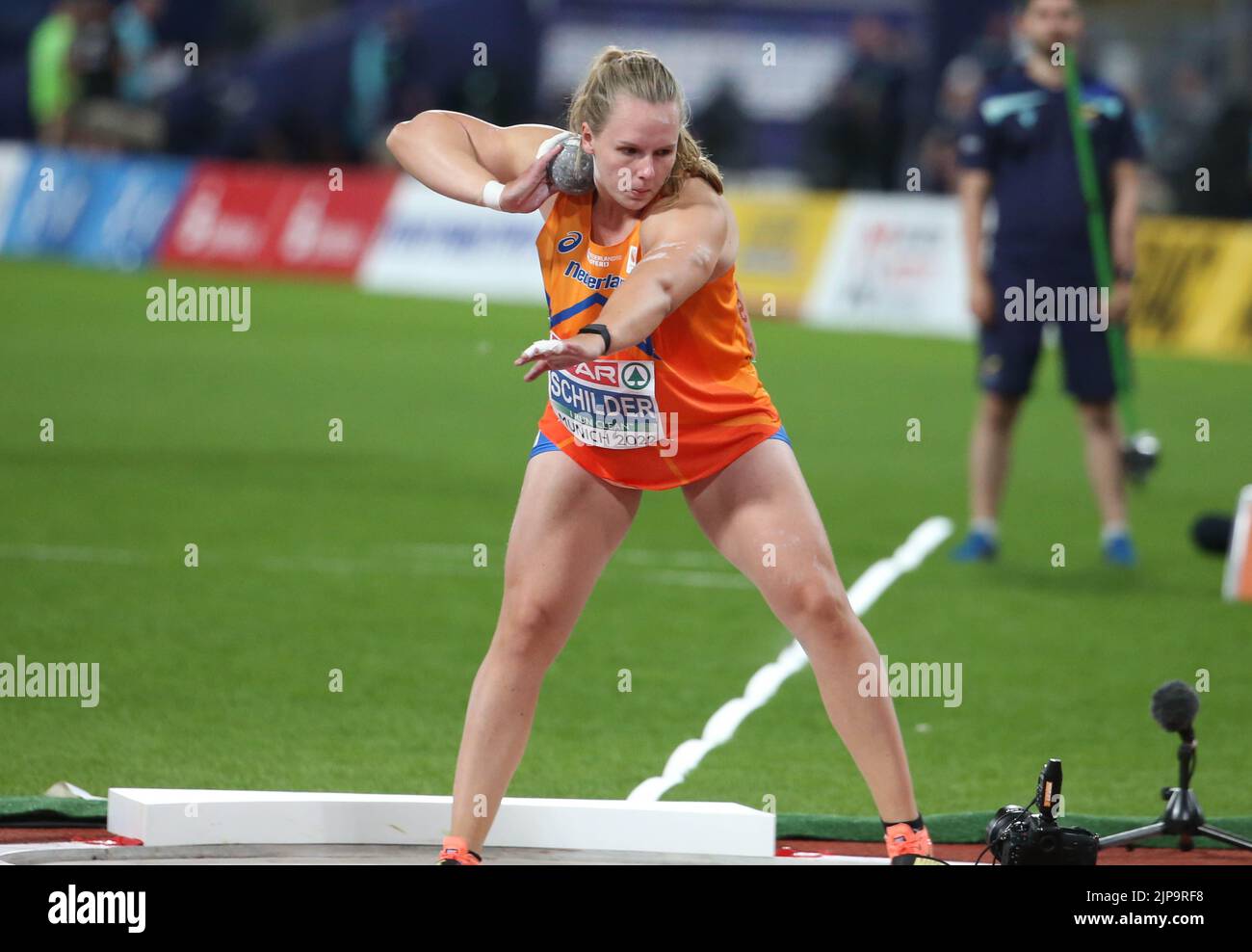 Munich, Germany August 15, 2022, Jessica Schilder of Netherlands Gold