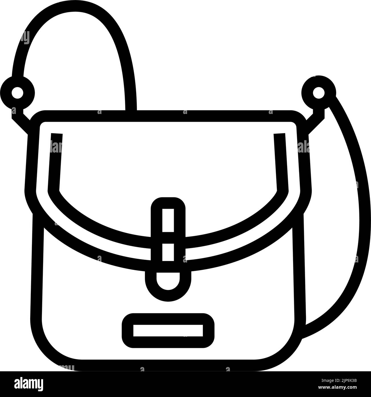 purse bag woman line icon vector illustration Stock Vector Image & Art ...